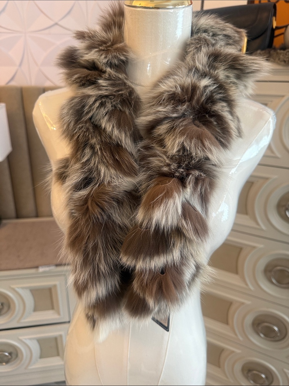 Real Fox fur scarf NWT